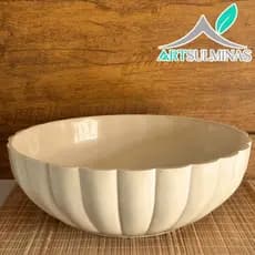 Bacia Bowl Cuia Grego N2 Decorativo Plantas Fruteira Casa Cozinha Jardim Polietileno