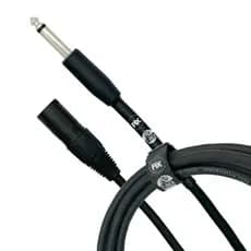 Cabo P10 Mono Para Xlr Cannon Macho Profissional Para Instrumentos Musicais
