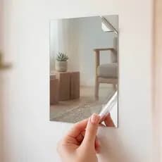 Espelho Flexível Adesivo Decorativo - Vários Formatos