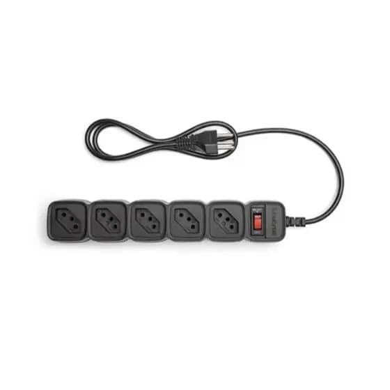Filtro de Linha Protetor Eletrônico Com 5 Tomadas EPE 205+ Intelbras Preto