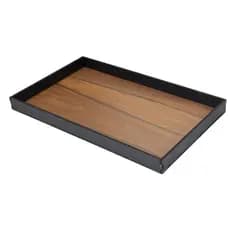 Bandeja Sem Pé Cantinho Do Café Da Manhã Lateral Baixa Suporte Para Organizar Bebidas 50x30