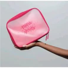 Necessaire Pink Niina Secrets de Eudora  necessaire espaçosa bolsa de viagem