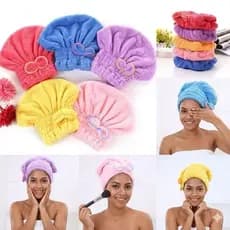 Toucas Mágicas Para Secar Cabelo em Microfibra Absorvente – Toalha de Banho Secagem Rápida