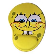 Mouse Pad ergonômico com apoio punho Bob Esponja Sortidos