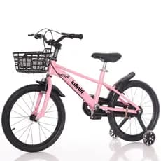 Bicicleta Infantil Aro 14 Rosa com Preto Infiniti Kids