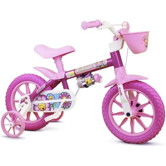 BICICLETA ARO 12 FLOWER 11