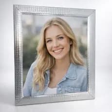 Porta-Retrato 20x25 cm em Metal – Prata ou Rose Gold