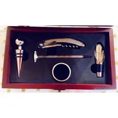 Kit ELEGANCE Utensílios 5 Peças Caixa Madeira Livon Onyx