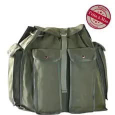 Mochila em lona para camping pesca viagem lona de caminhão impermeável grande