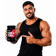 Creatina para ganho de massa muscular força e explosão- Creatina Fourlab monoidratada para atletas