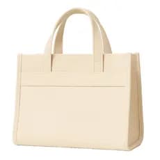 Bolsa feminina em lona modelo luxo tamanho 30 x 25 cm