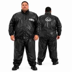 Capa de chuva para motoqueiro Plus Size EXGG reforçada com refletivo