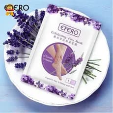 Máscara Esfoliante Efero Removedor De Pés De Pele Morta Pedicure Kaki Peeling Foot Care (Estoque Pronto)