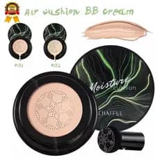 [BB Cream/Base/Corretivo Com Cogumelo Esponja Forma De Brilhante Maquiagem Creme Clareador Marfim E Natural
