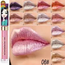 Batom gloss Labial De Diamante Colorido De Longa Duração À Prova D'água MENGHENG