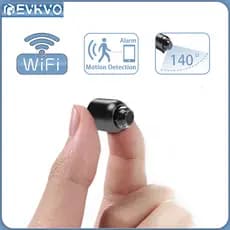 Câmera De Segurança CCTV 1080P Super Mini Sem Fio De 140 Graus De Ângulo Amplo WIFI IP De Detecção De Movimento
