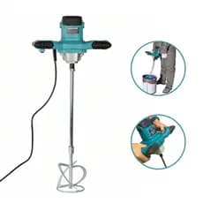 Misturador Elétrico De Argamassa Tinta Gesso 1100w 220v