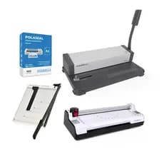 Plastificadora127v Encadernadora A4 Guilhotina 100 Polaseal