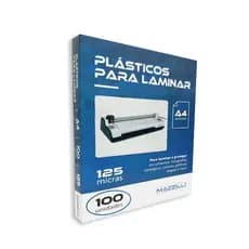 Plástico para Laminação A4 125 Micras  100 Unidades