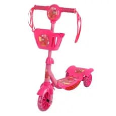 Patinete Infantil Com Luz E Som Para Crianças Na Cor Rosa Azul