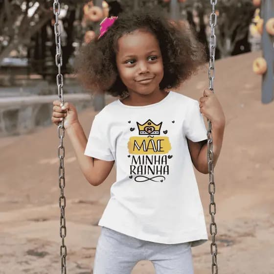 ROUPA INFANTIL MAMÃE RAINHA PRINCESA LOVE AMOR MÃE