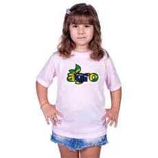 Camiseta Roupa Infantil Agro Sustentável Agricultura Brasil Natureza
