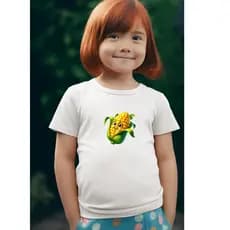 CAMISETA INFANTIL MENINA MENINO MILHO ESPIGA PAMONHA ROUPA CAMISA 2