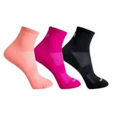 3 PARES DE MEIAS FEMININA CANO CURTO POLIAMIDA RUNNER