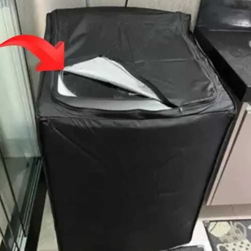 Capa de Máquina de Lavar Tamanho G de 13 á 17 Kg em Courino Liso Resistente 104x70x70