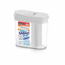 Pote para Sabão em Pó 1kg | Recipiente Prático com Tampa
