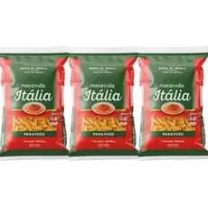 Macarrão Liane Italia Parafuso Sêmola 500g - 3 unidades