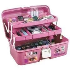 Maleta Caixa Organizadora Feminina Maquiagem Manicure Grande