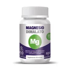 Magnésio Dimalato 60caps 500mg  GENATURE Original