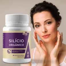 Silício Orgânico 60 cápsulas Beleza da pele e unhas VITTAGE
