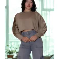 blusa feminina, manga longa, blusa básica, moda feminina, blusa confortável, blusa casual