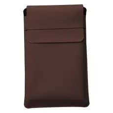 Luvas Pasta Case Capa Para Notebook Couro Sintético Marrom Premium 13, 15,6 e 17