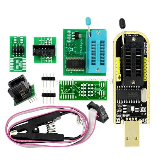 Gravador Programador Bios eeprom flash ch341B ch341A USB