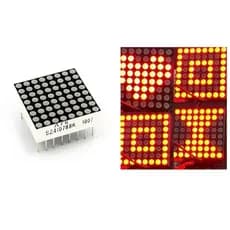 Display Matriz LED 8x8 pontos vermelho