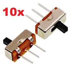Interruptor chave seletora SS-12D00 SPDT Pequena 3mm(10peças)