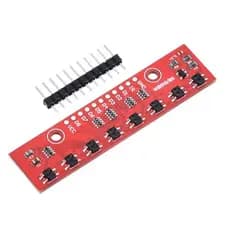Seguidor de linha para robótica sensor infra vermelho de 8 canais
