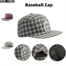 Boné Bordado Streetwear Moda Algodão Tecido Acampamento Uso Diário Feminino Masculino Chapéu