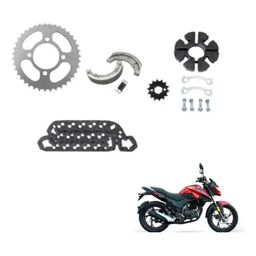 Relação Lona Coxim Prisioneiro Shineray Jef 150 Cc Prateado