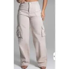 Calça cargo fem sarja juvenil ,calça juvenil meninas tamanho "10 ,14 , 16