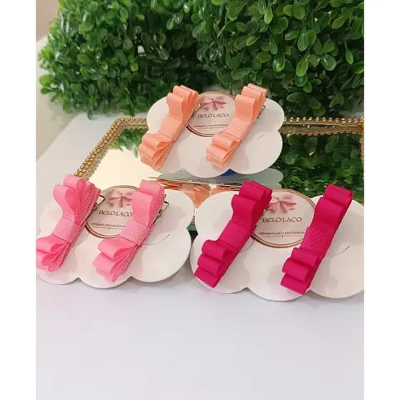 kit laço triplo / Laço Infantil / Laço duplinha / Laço parzinho