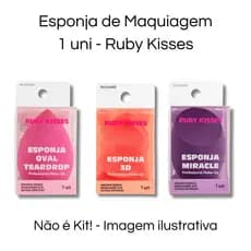 Esponja de Maquiagem 1 uni - Ruby Kisses