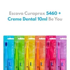 Kit Curaprox Be You Escova Ultra Soft 5460 + Creme Dental Vegano 10ml