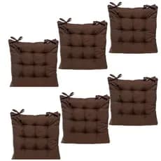 Kit Assento Futon 40x40cm Oxford Liso com 6 Peças – Praticidade e Conforto