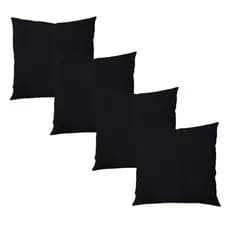 Kit Capa de Almofada 40cmx40cm Solid Lisa 04 Peças