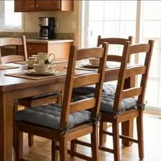 Kit Assento com 6 ou 4 Peças Futon 40x40cm Oxford Liso – Praticidade e Conforto