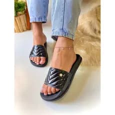 Chinelo Feminino Slide Pala Tayme Sandalia Elegante Pingente